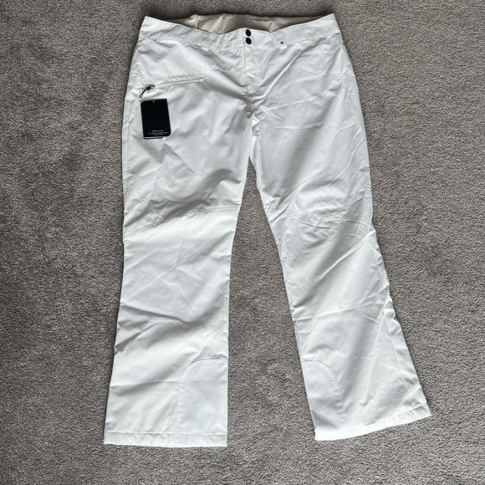 Obermeyer White Malta Pant Size 18
